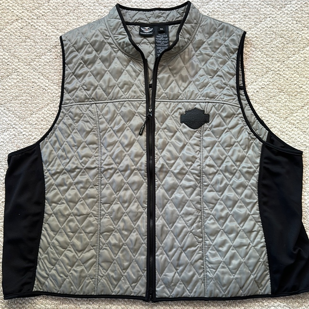 Harley Davidson Quilted Vest Gem